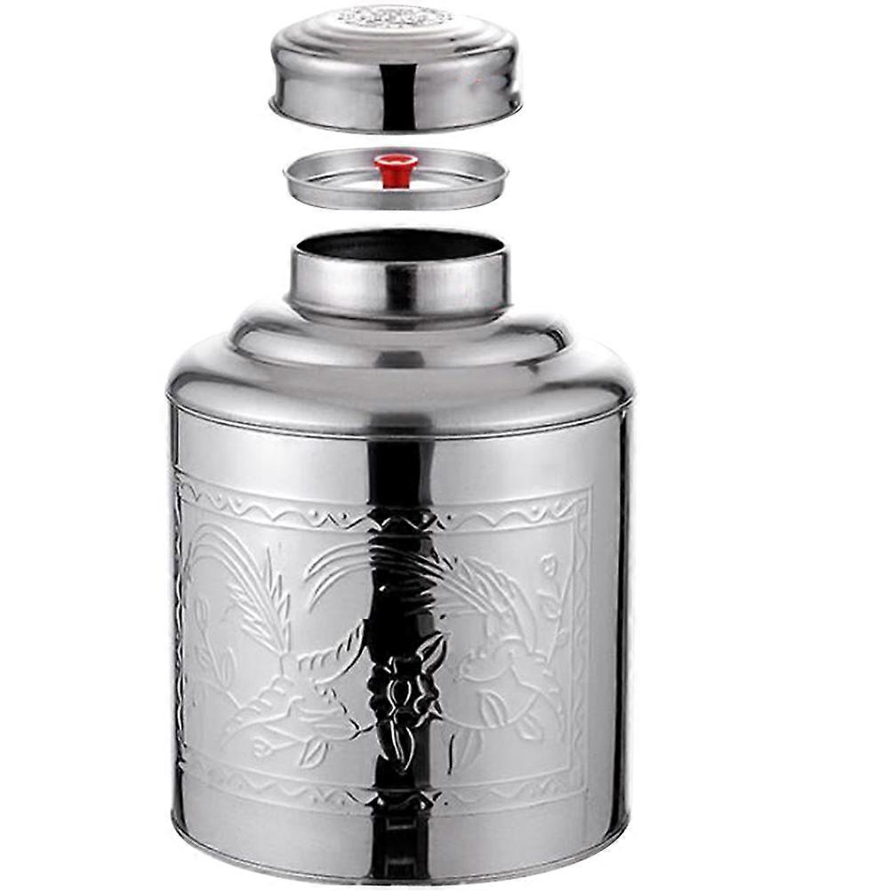 Multi-Function Tea Canister Suitable For Kitchen Storage Featuring Silver Color And Moisture-Proof Design 4Set
