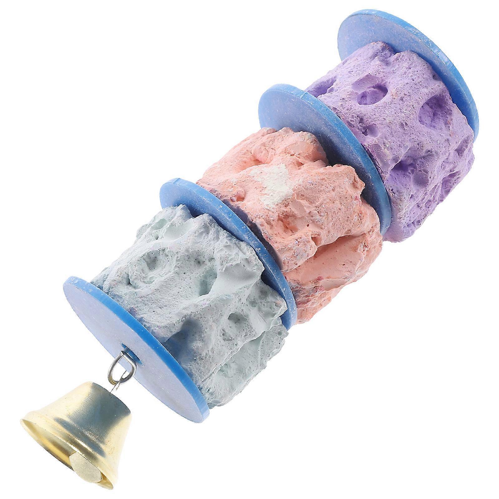 Bird Calcium Stone Toy Parrot Teething Toy for 3Pcs Pack