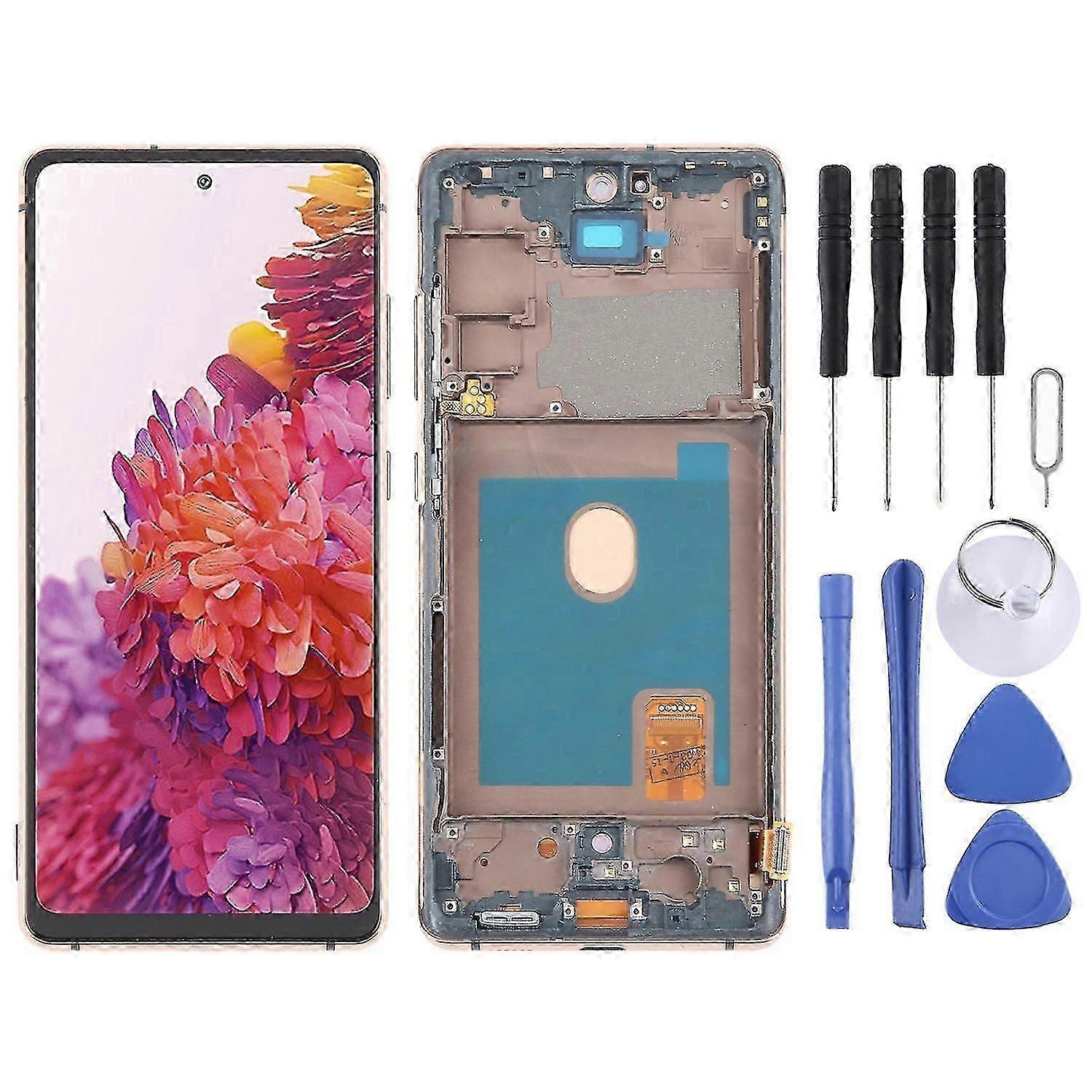 For Samsung Galaxy S20 FE OLED LCD Screen with Frame