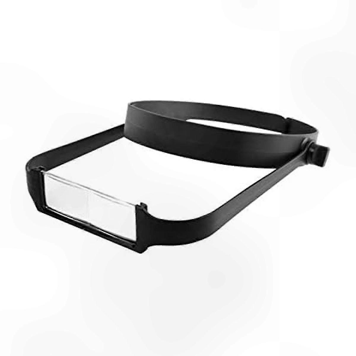 Adjustable Headband Magnifier with 4 Replaceable Lenses for Detailed Work and Reading