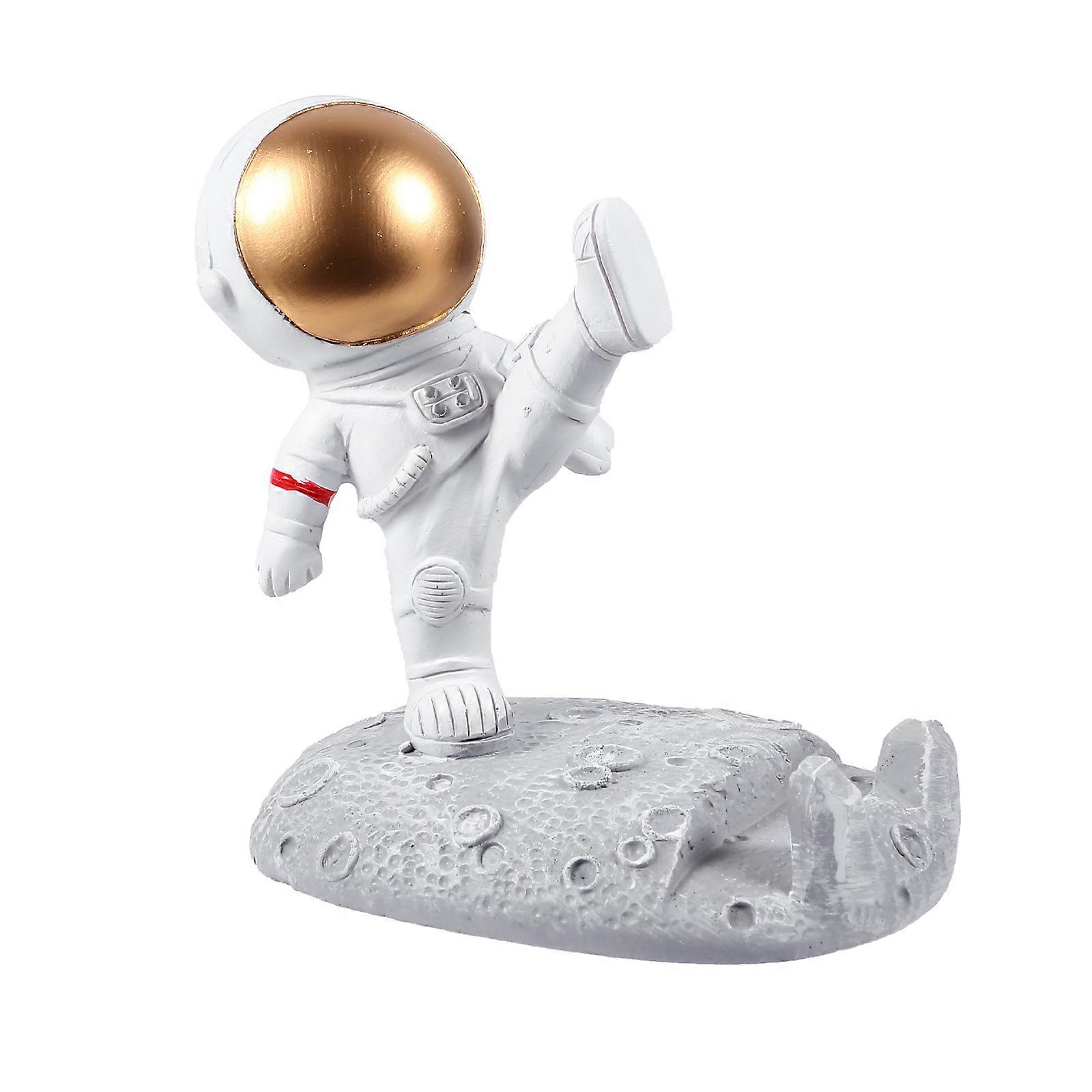 Spaceman Shape Phone Holder Practical Phone Bracket for Car 3Pcs Set