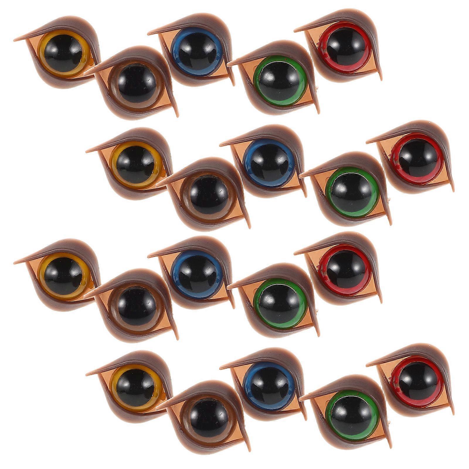 Assorted Color Plastic Eyes 250 Pcs For Crafters DIY Enthusiasts Handmade Dolls And Plush Toys Design