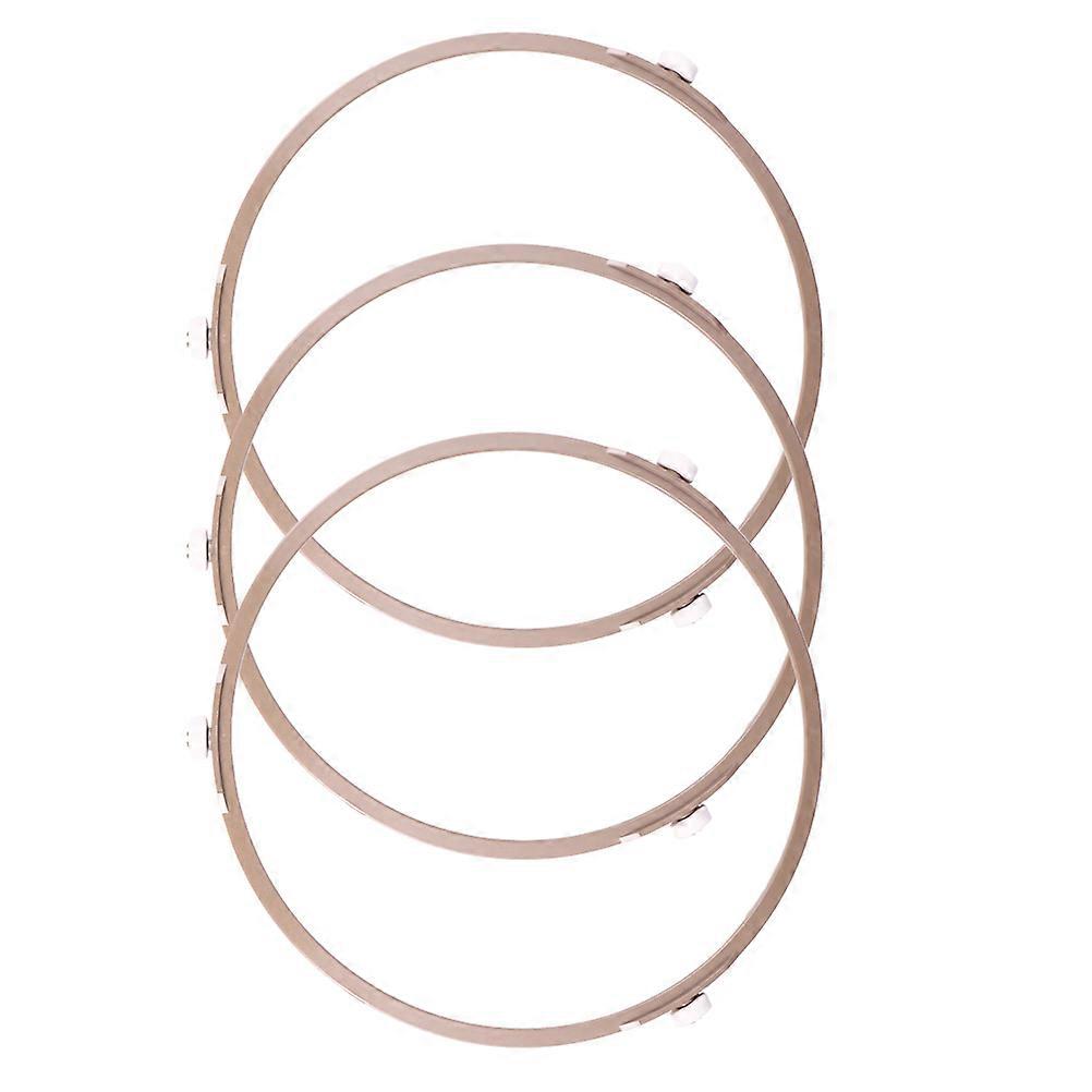 Microwave Wheel Rings Plastic Turntable Holder for Oven Use 6Pcs