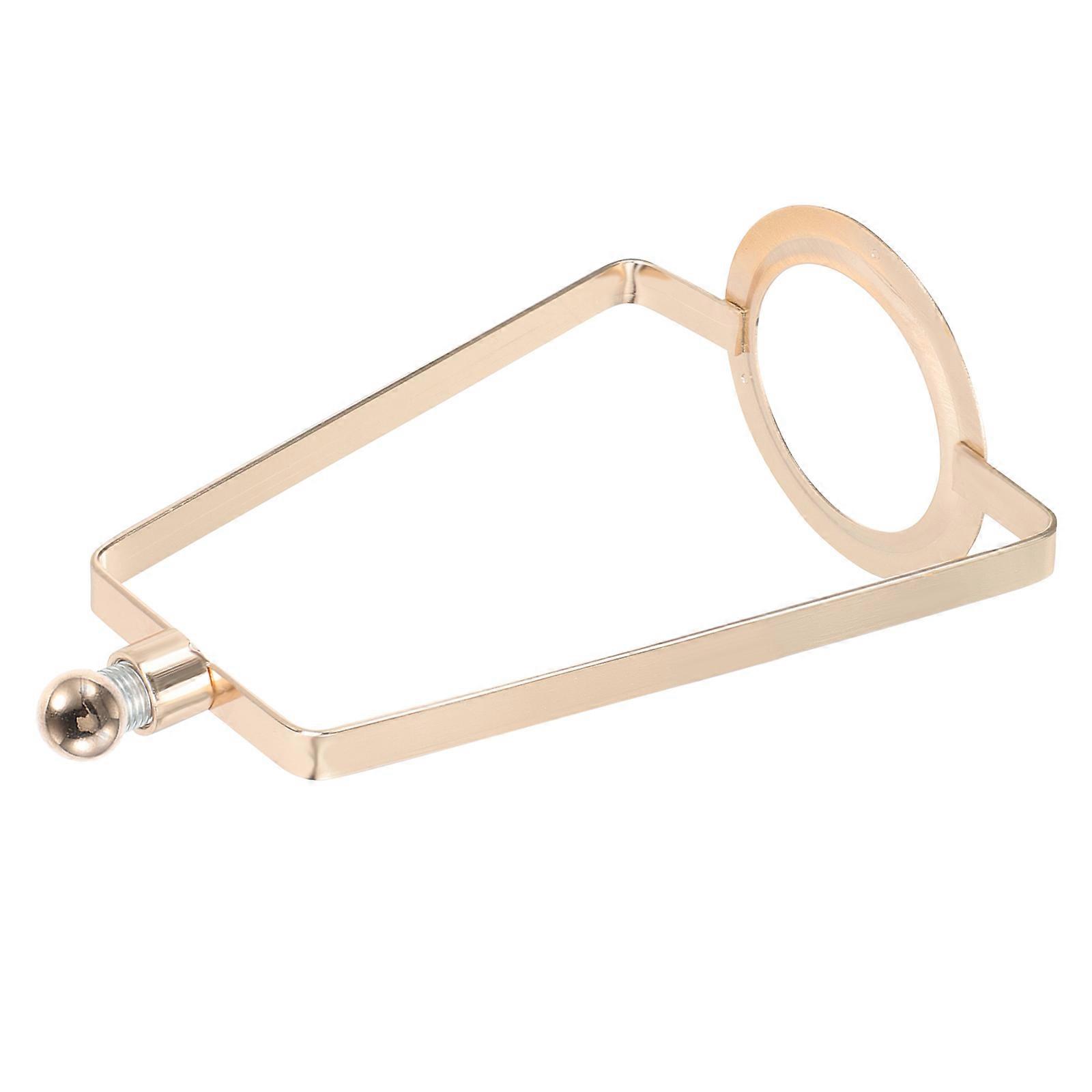 Golden Lamp Harp Metal Lamp Shade Holder for DIY Lighting 2Pcs Set