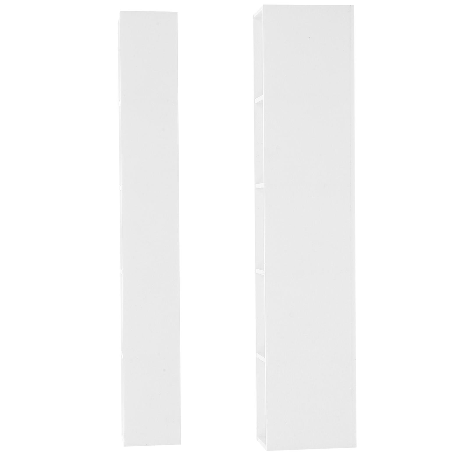 Kitchen Counter Storage Acrylic Straw Holder for Storage Use 2Pcs