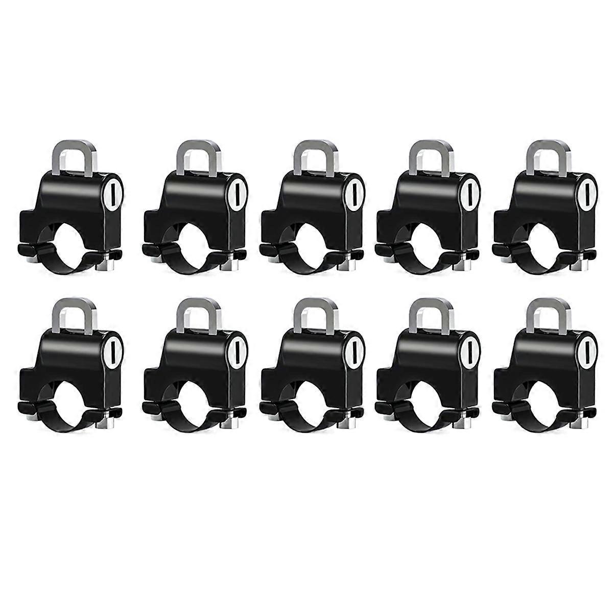 10PCS -Theft Helmet Lock 22mm-24mm with Keys Set