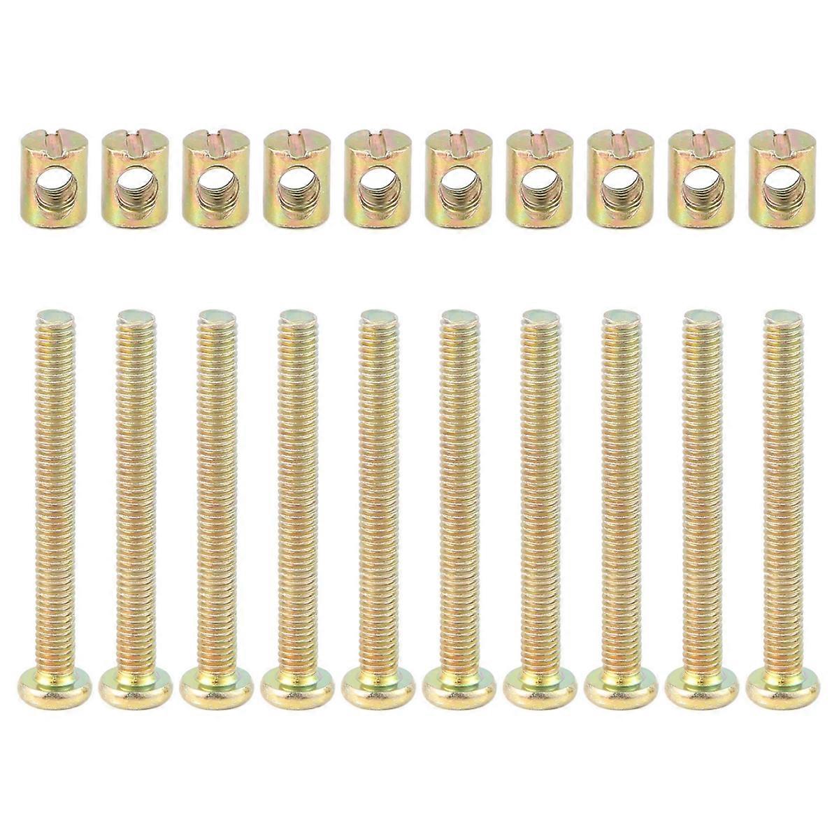 Hex Socket Head Screws Bolts with Threaded M 6 x 55 MM Nuts