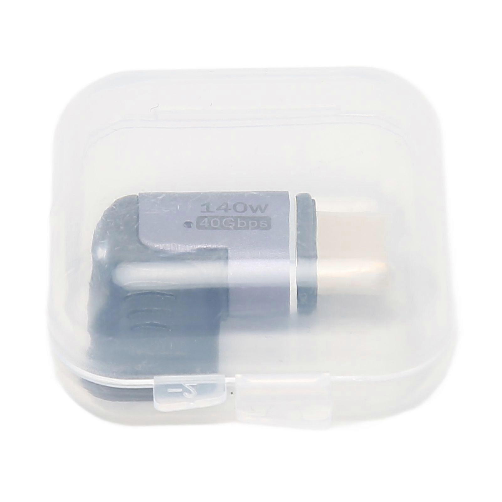 USB C Magnetic Adapter 140W 40Gbps Right Angle 8K 60Hz Supported 90 Degree Type C Adapter for Tablet Laptop Phone