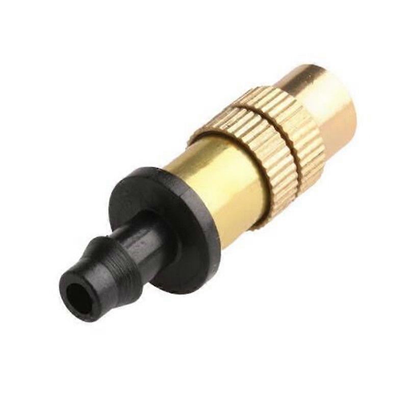 30Pcs Adjustable Copper Atomizing Nozzle Drip Irrigation Sprayer 4/7mm