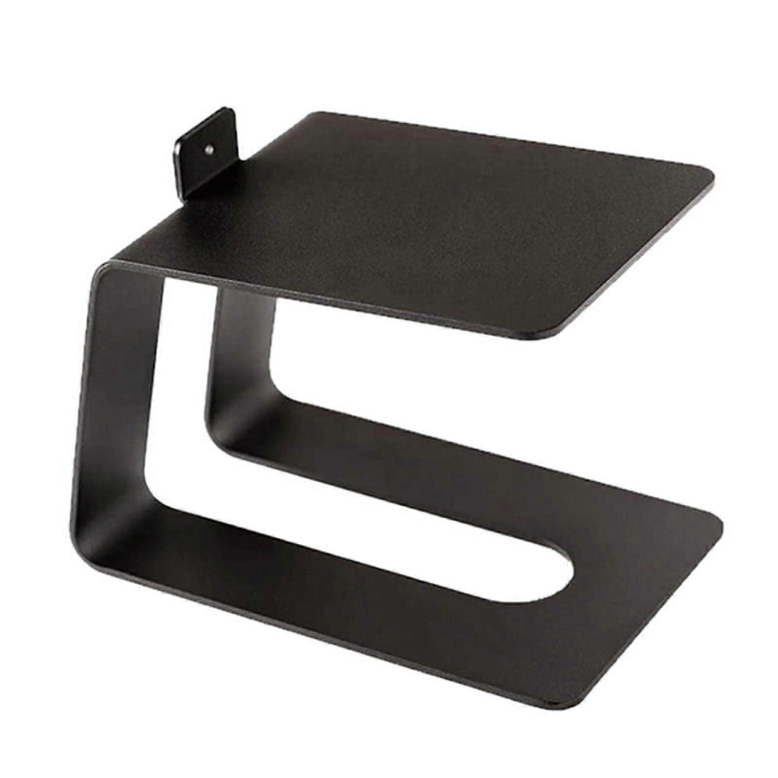 Metal Desktop Speaker Stand Anti-Vibration Tabletop Holder Bracket In-Cline Design for Better Audio Experience