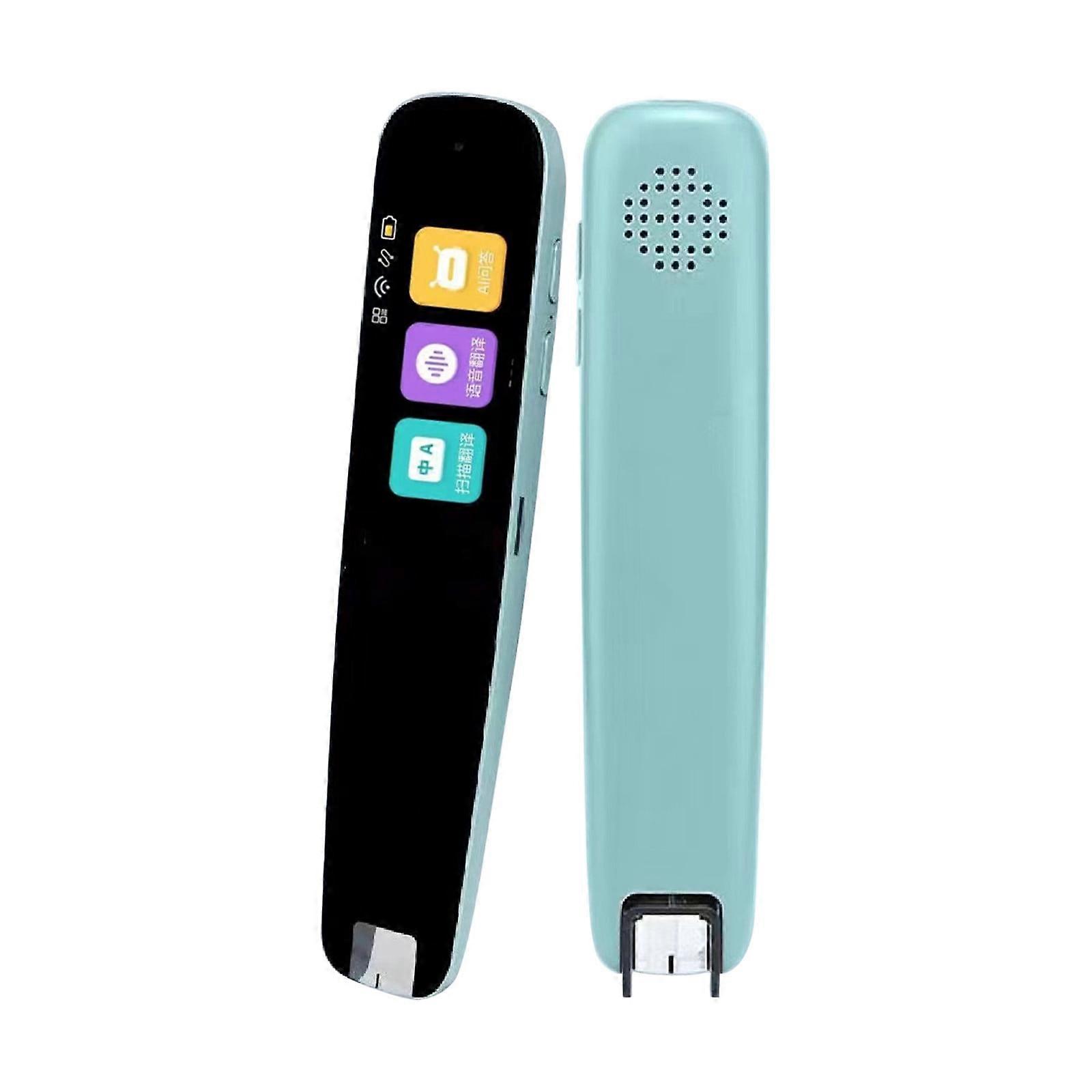 DMDUOU A3 Blue WIFI Edition Offline Take Photo Translation Services Electronic Smart Screen Scanning Translators Pen Blue