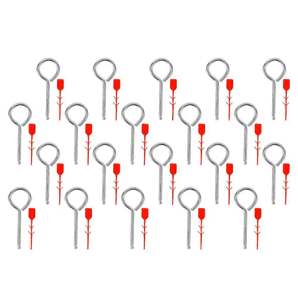 Fire Extinguisher Pull Pins Fire Extinguisher Lock Pins 1Set Red Plastic