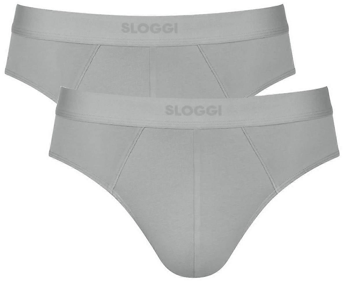 Sloggi Ever Ease 2 Pack Brief - Silver Grey