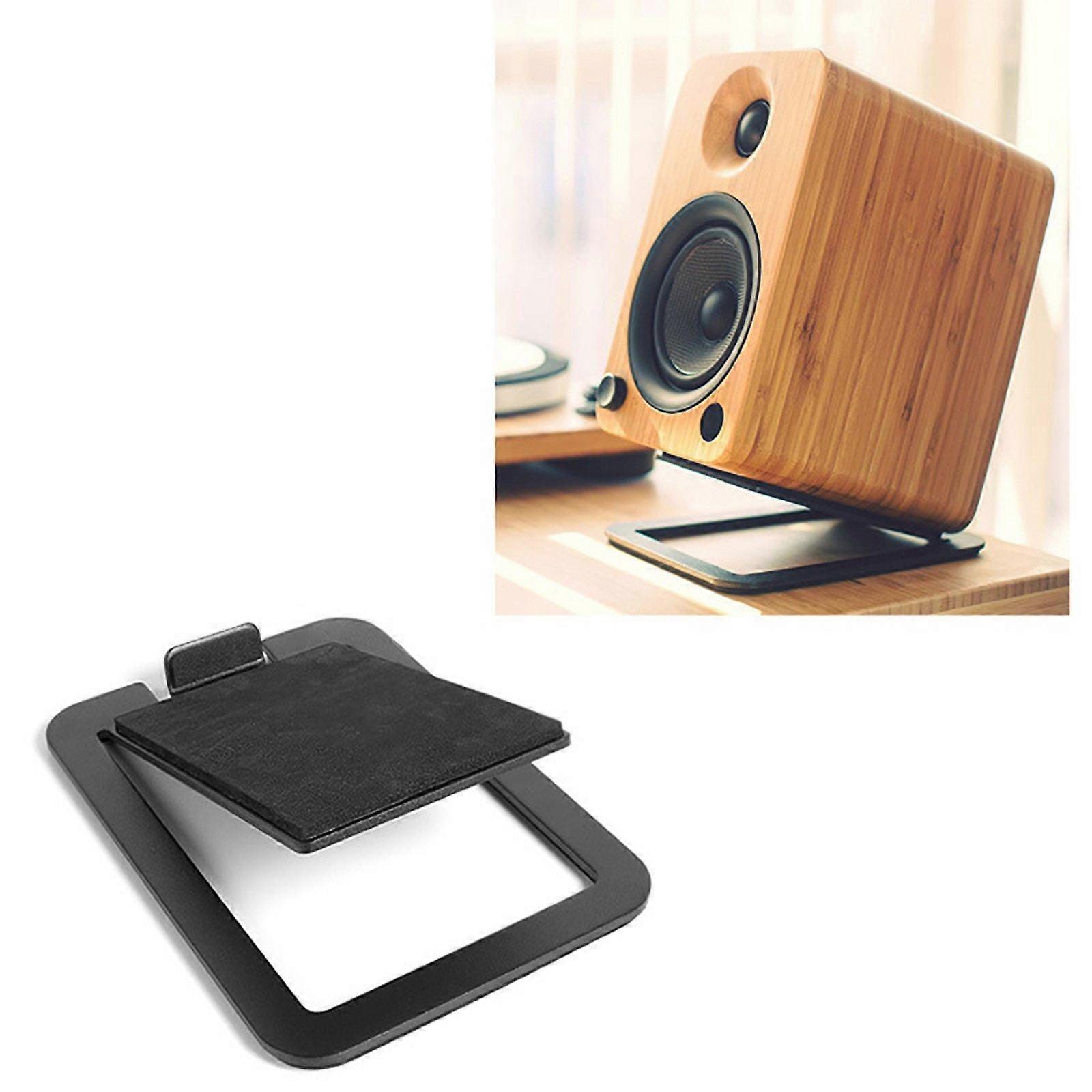 Desktop Speaker Stands - Holds Small Bookshelf Speakers&Desk Speakers