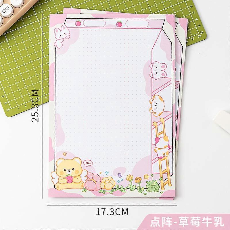 Cartoon high-quality sticky note book tearable non-sticky B5 paper notebook cute ins draft paper student sticky note paper