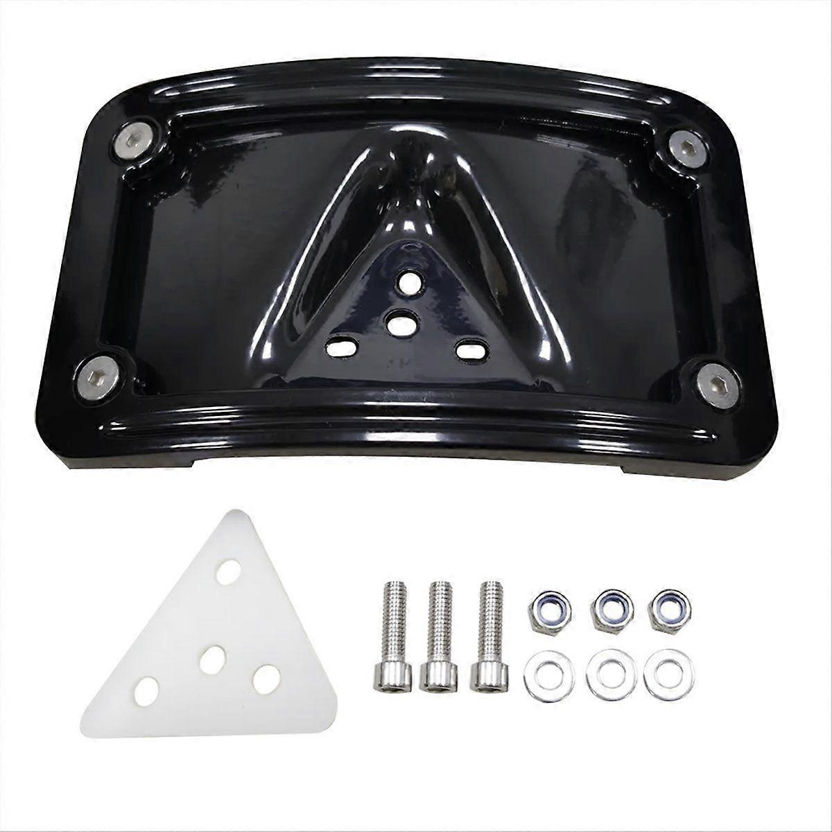 Curved Laydown License Plate Bracket for Harley Fat Bob Super Glide