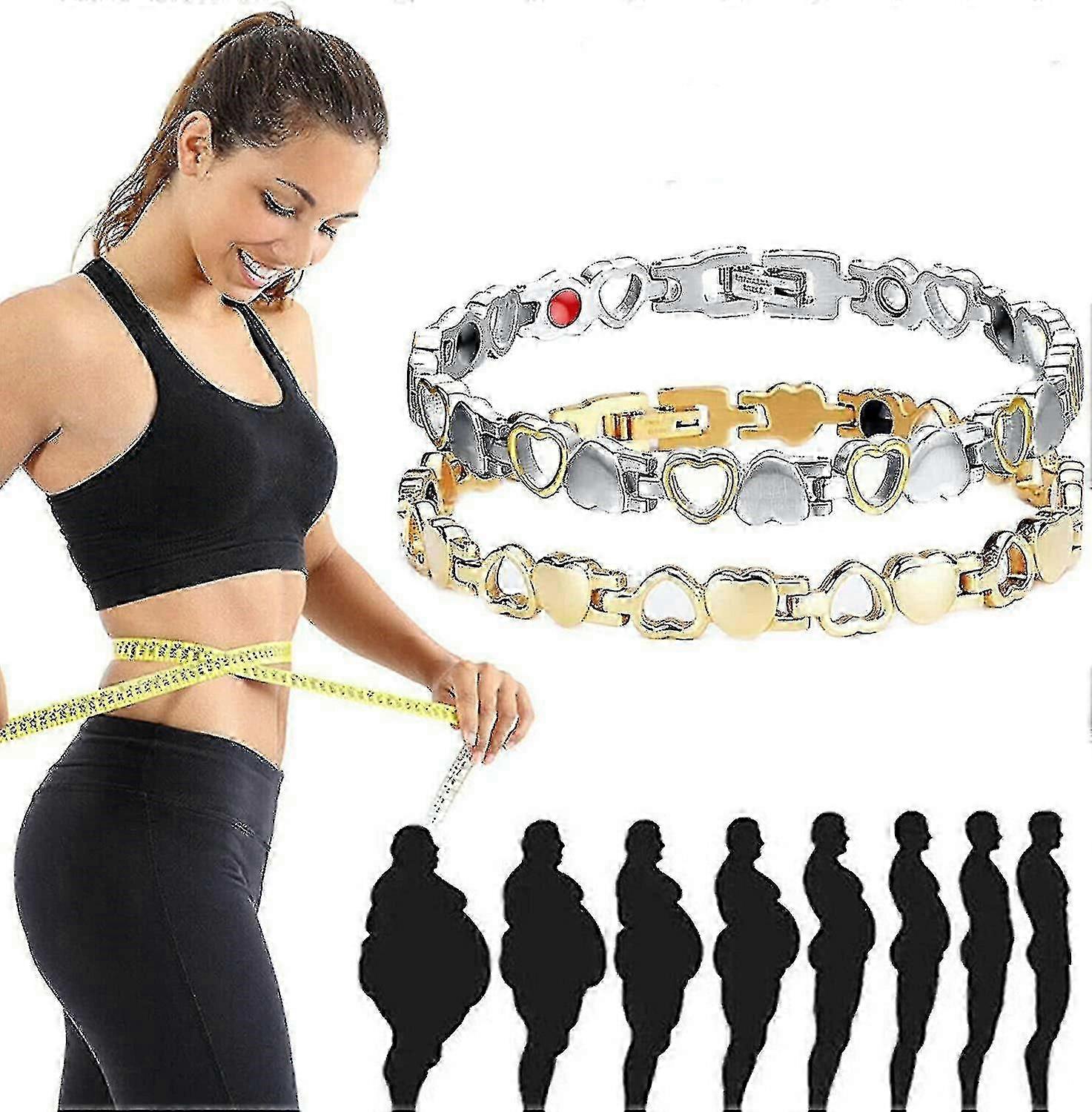 Gimmemoon Pulsera de desintoxicación de linfa Drenaje linfático Pulsera magnética