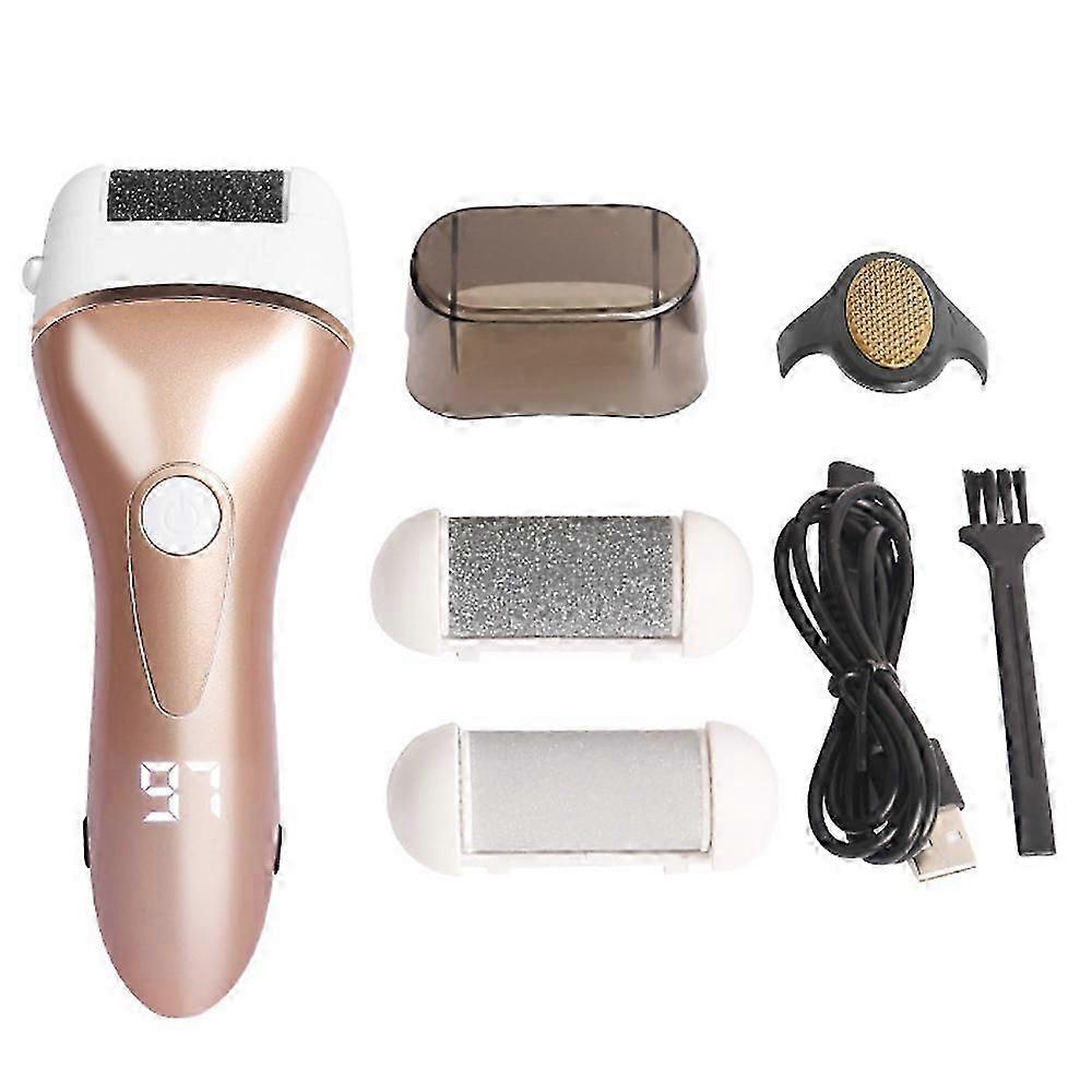 هدية للسيدات والسادة ، طقم مزيل الكالس الكهربائي للقدم ، جهاز تنظيف القدم المقاوم للماء القابل لإعادة الشحن للعناية بالبشرة الميتة ، باديكير احترافي
