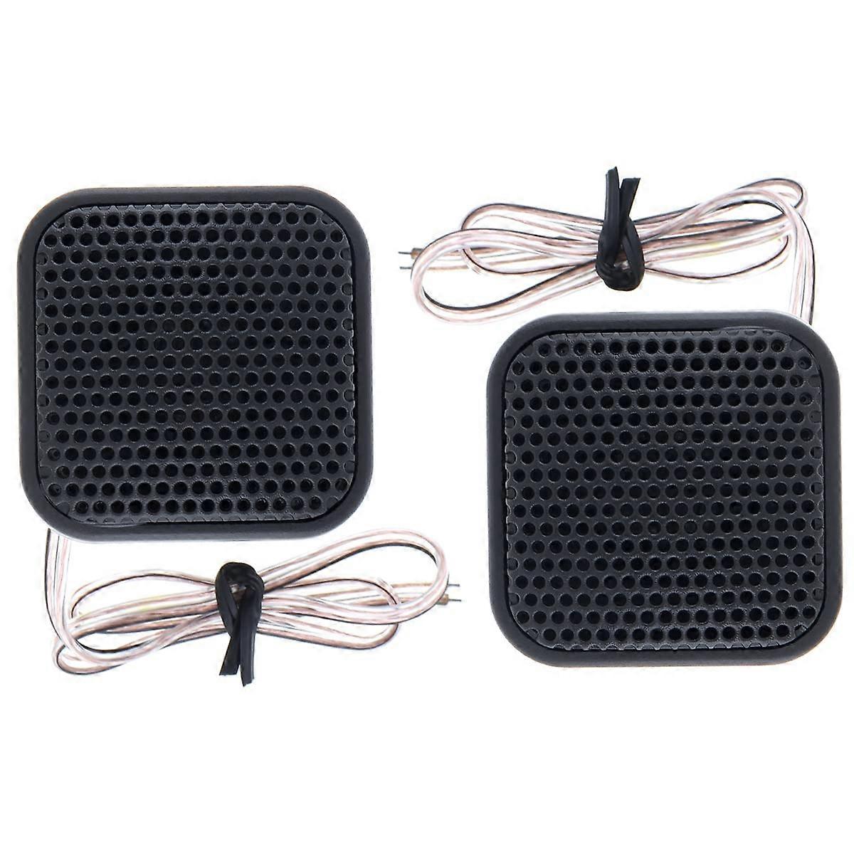 Car Tweeter 2 Pack 500W 12V 4 Ohm Efficiency Mini Tweeter Speakers For Car Audio System