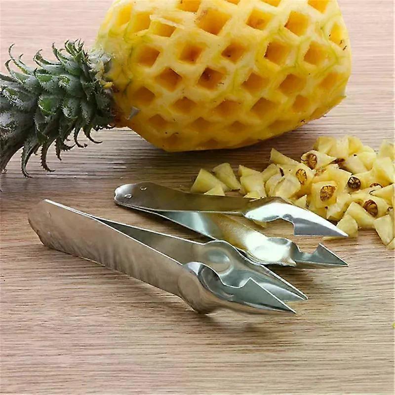 1pc Household Pineapple Strawberry Gourd Seed Digging Clip Tip Triangle Clip Pineapple Core Remover Kitchen Tools