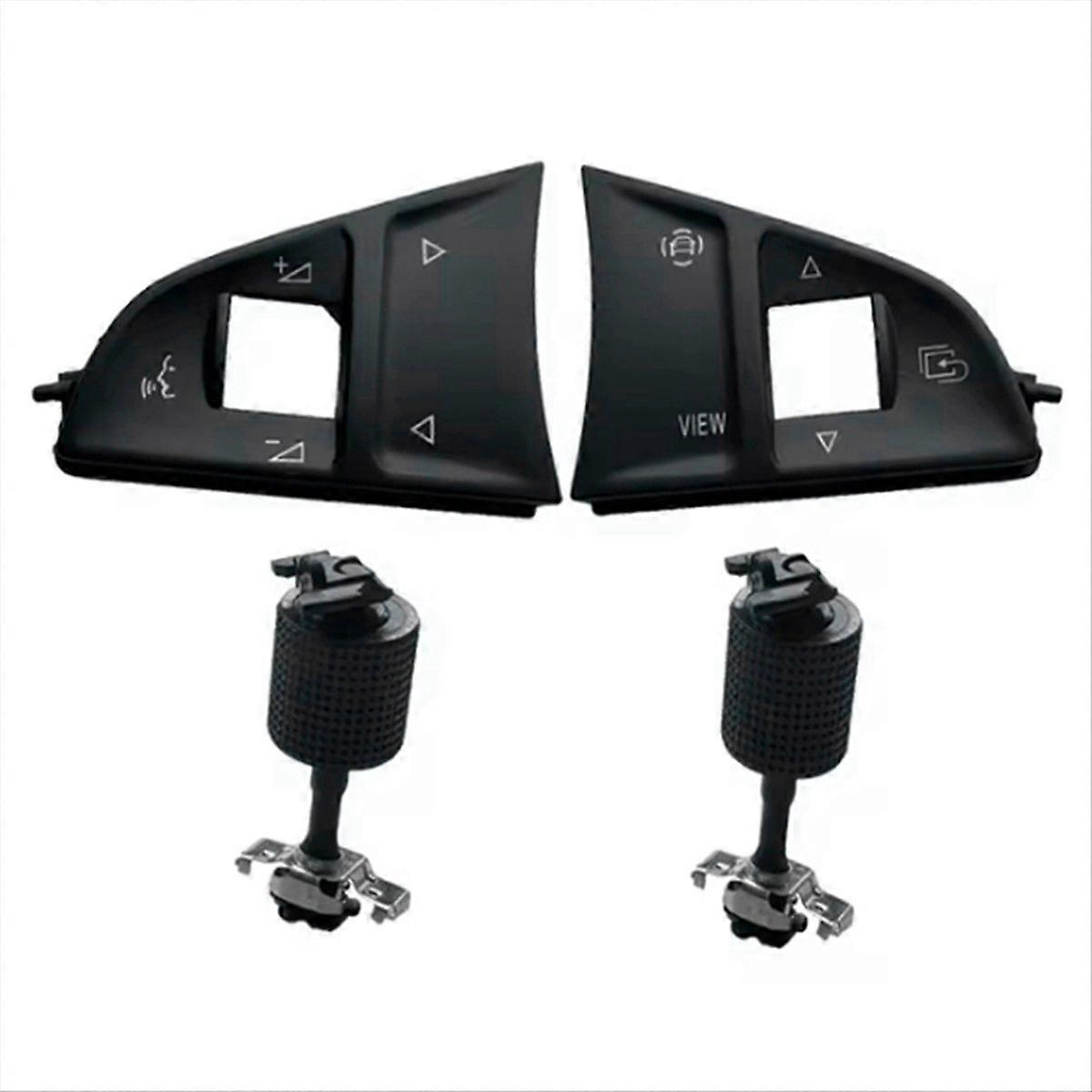 4x Multi-Functional Steering Wheel Switch Button Cover Trim