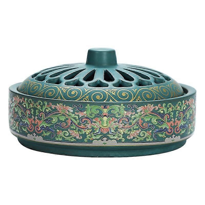 Incense Burner Ceramic Enamel Waterfall Style Aromatherapy Home Decor Household Use