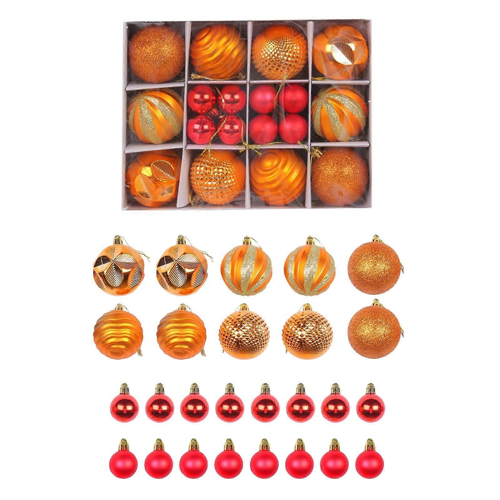 VOSS Christmas Tree Decorations, Shatterproof Multicolor Ornaments with Lanyard, Compatible with VOSS, Holiday Party Pendant