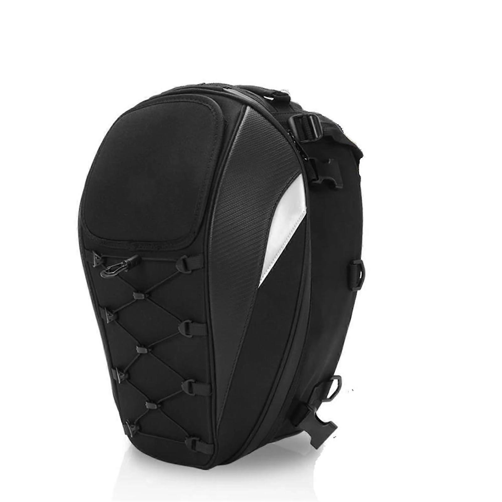 Saddle Bag Motorcycle Compatible Pannier Tailbag  Case Rack Mount Storage Bag