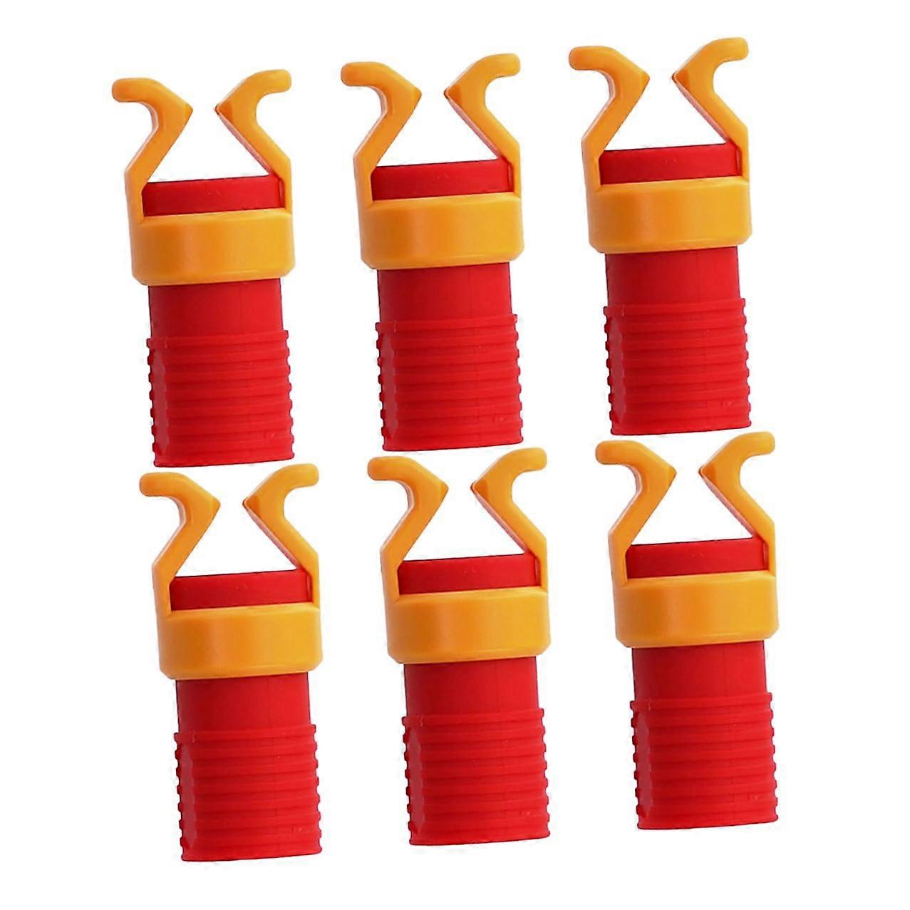 Plastic Screw Holders 6Piece Set for Woodworking, Screw Gripper Attachments with Bit Guide Clips