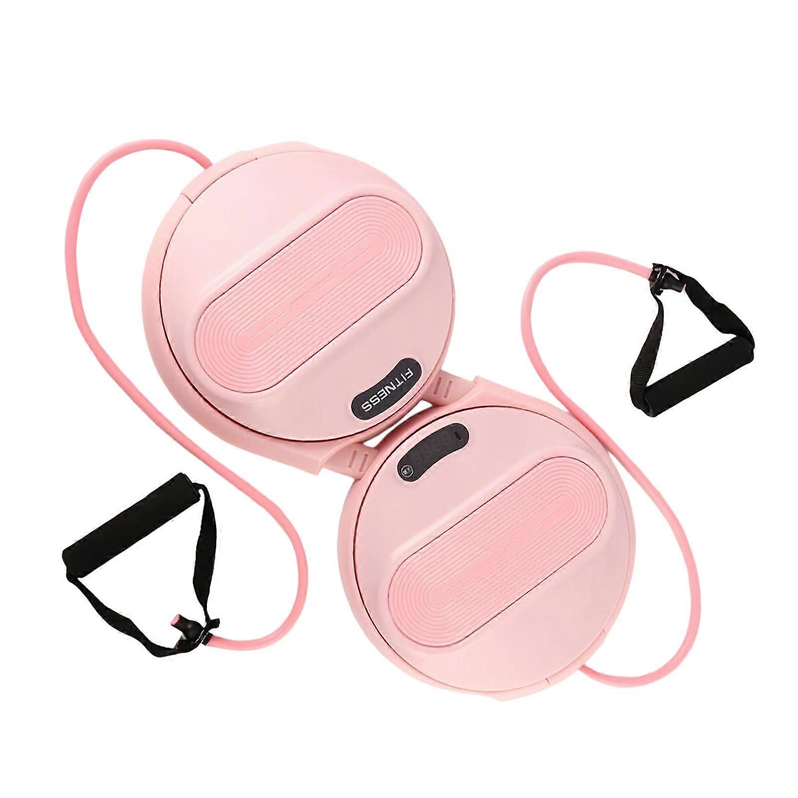 Waist Twisting Exercise Machine Waist Twisting Fitness Tool Core Workouts Waist Twist Board Machine Fitness Equipment  Pink