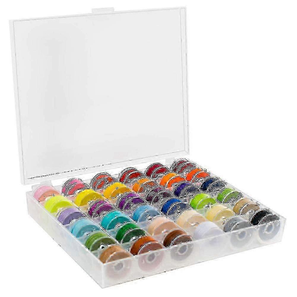 36 Spools Of Thread Compatible With Sewing Machines, Embroidery Accessories, With Storage Cases, Craft Projects And Advertising