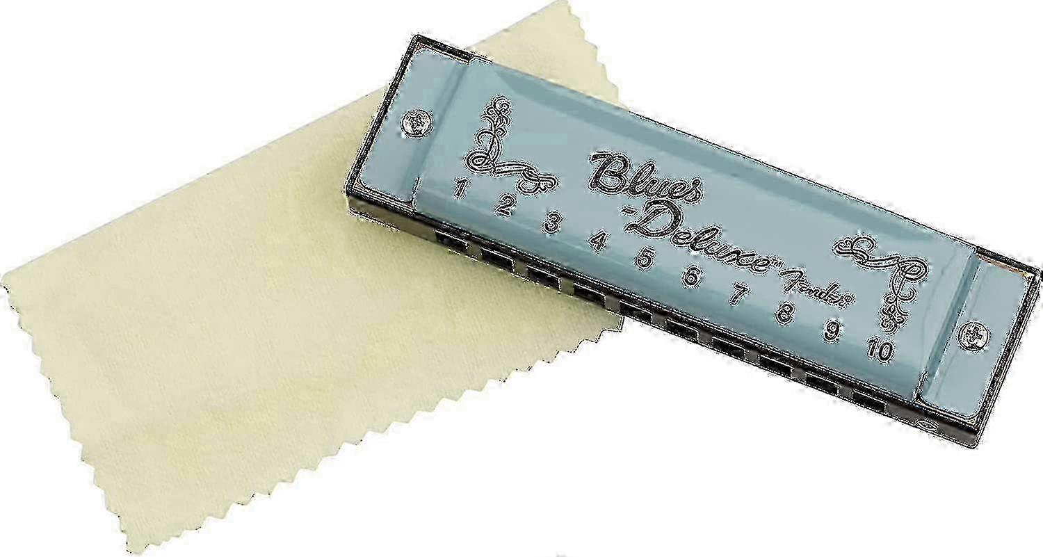 Blues Deluxe Harmonica, Key Of C, Daphne Blue