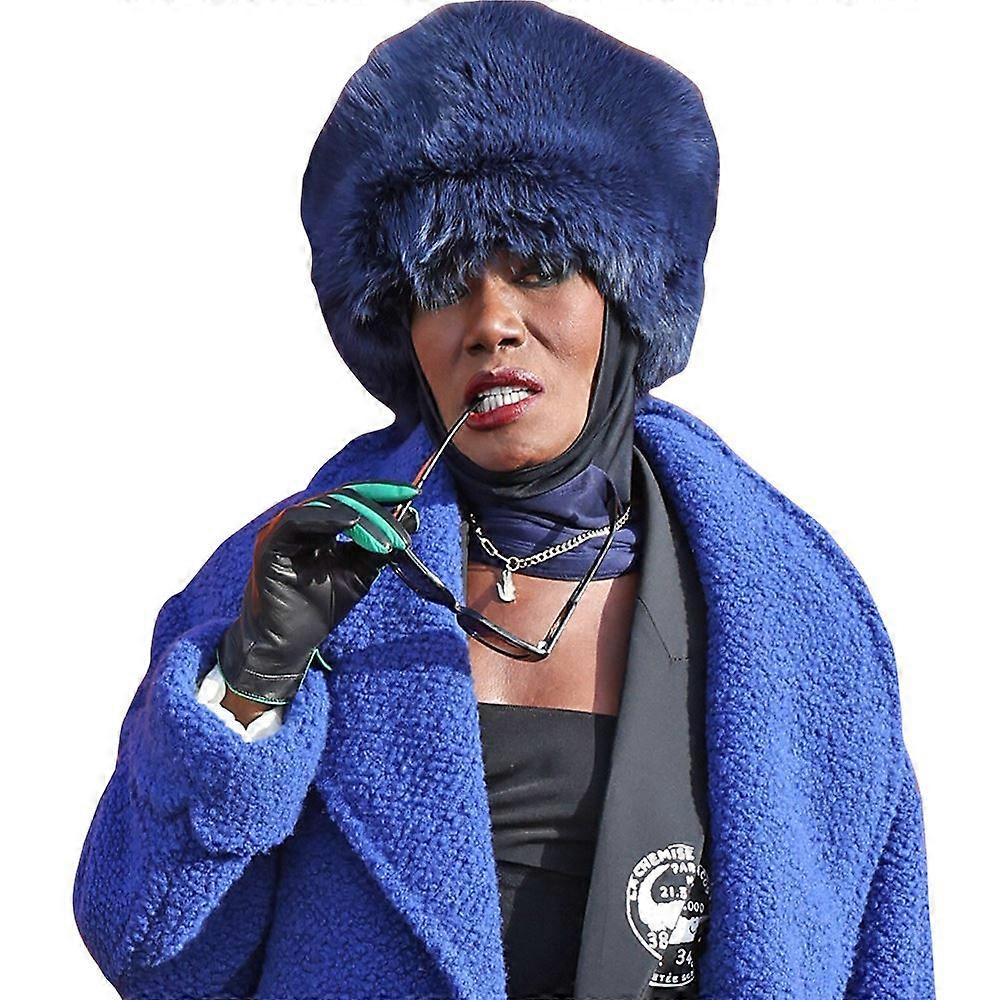 Grace Jones (Blue Coat) Half Body Buddy Cutout
