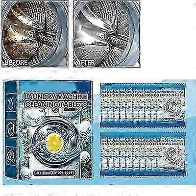 Eindelijk Verse Wasmachine Reiniger White Count Poeder Wasmachine Reinigingstabletten 20st/doos