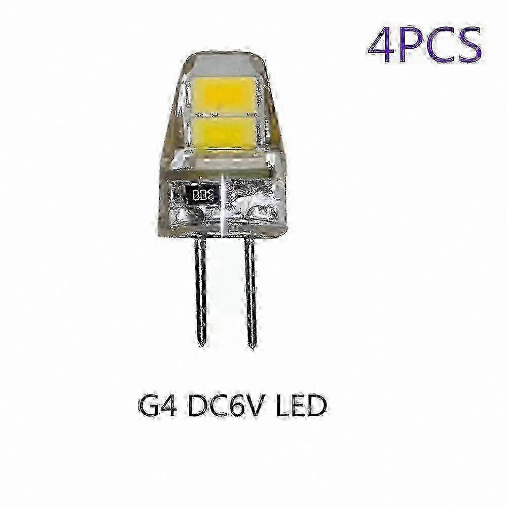 4 ADET Mikroskop Ampulü G4 6V Mikroskop Ampulü LED DC6V G4 LED 6V mikroskop ışık kaynağı 6V G4 DC6V LED Enstrüman Ampulü G4 6V LED