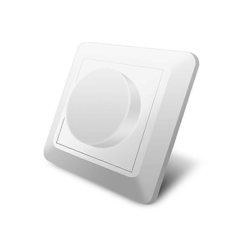 Rear-Cut Controllable Silicon Dimmer 250W Wall Panel Dimmer Switch 86-Type Ivory White Premium Dimmer