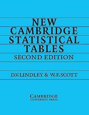 New Camb Statistical Tables 2ed