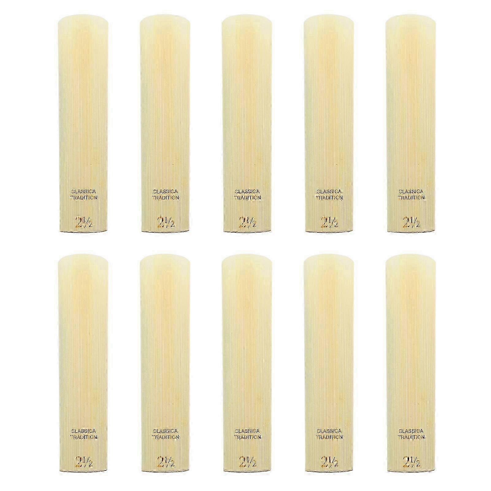 10pcs Alto Saxophone Reeds Professional Elasticity Alto Sax Traditional Reeds for Classical Jazz