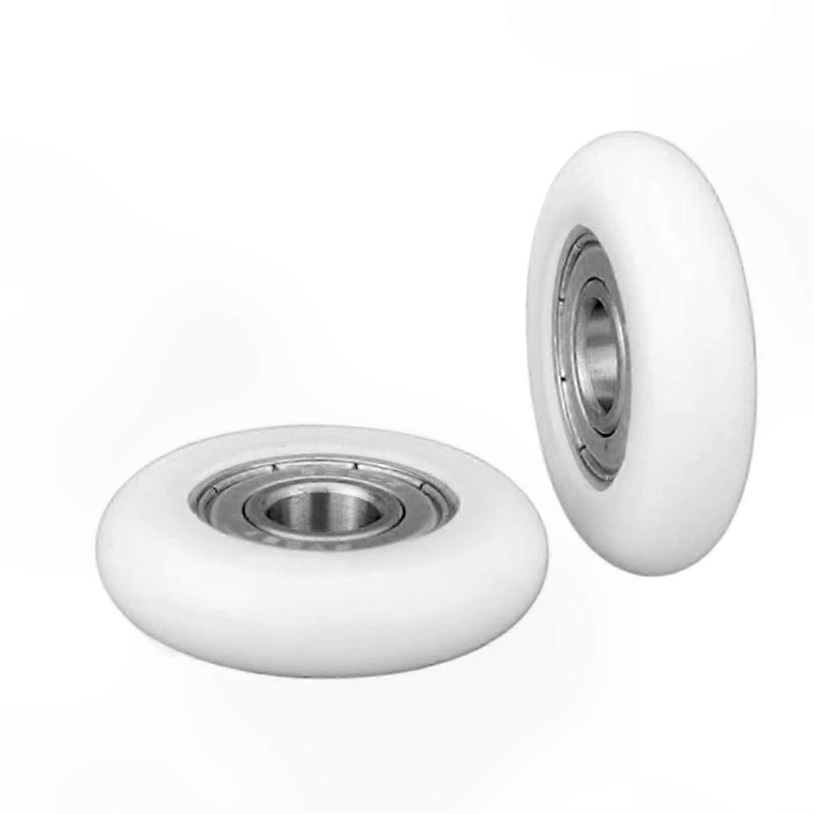 POM Roller Wheels 8x40x10mm for Rowing Machine Replacement Parts