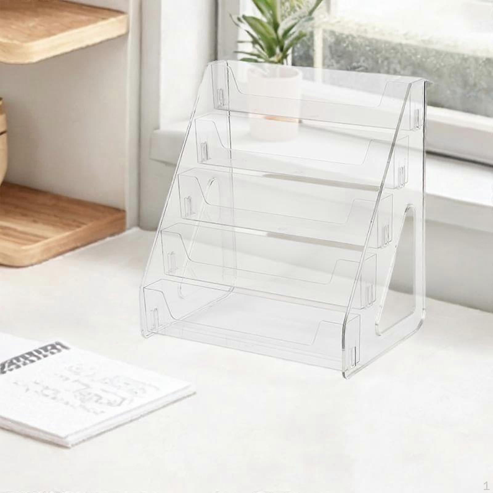 Acrylic Display Stand Tiered Versatile Nail Polish Organizer Rack Shelf for Anime ,Essential