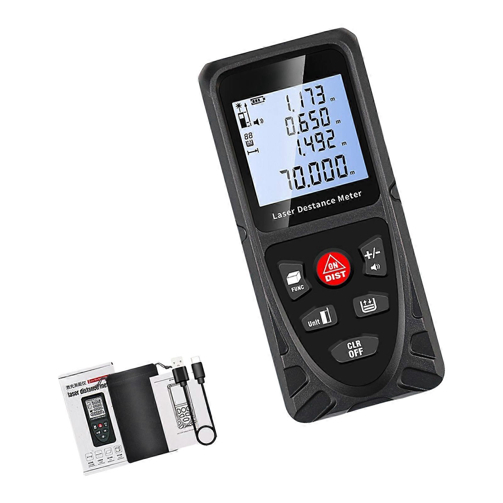 Versatility Infrare Measurement Device Distance Meter Perfect For Furniture Arrangement Site Surveys Measurement Tool Multicolor