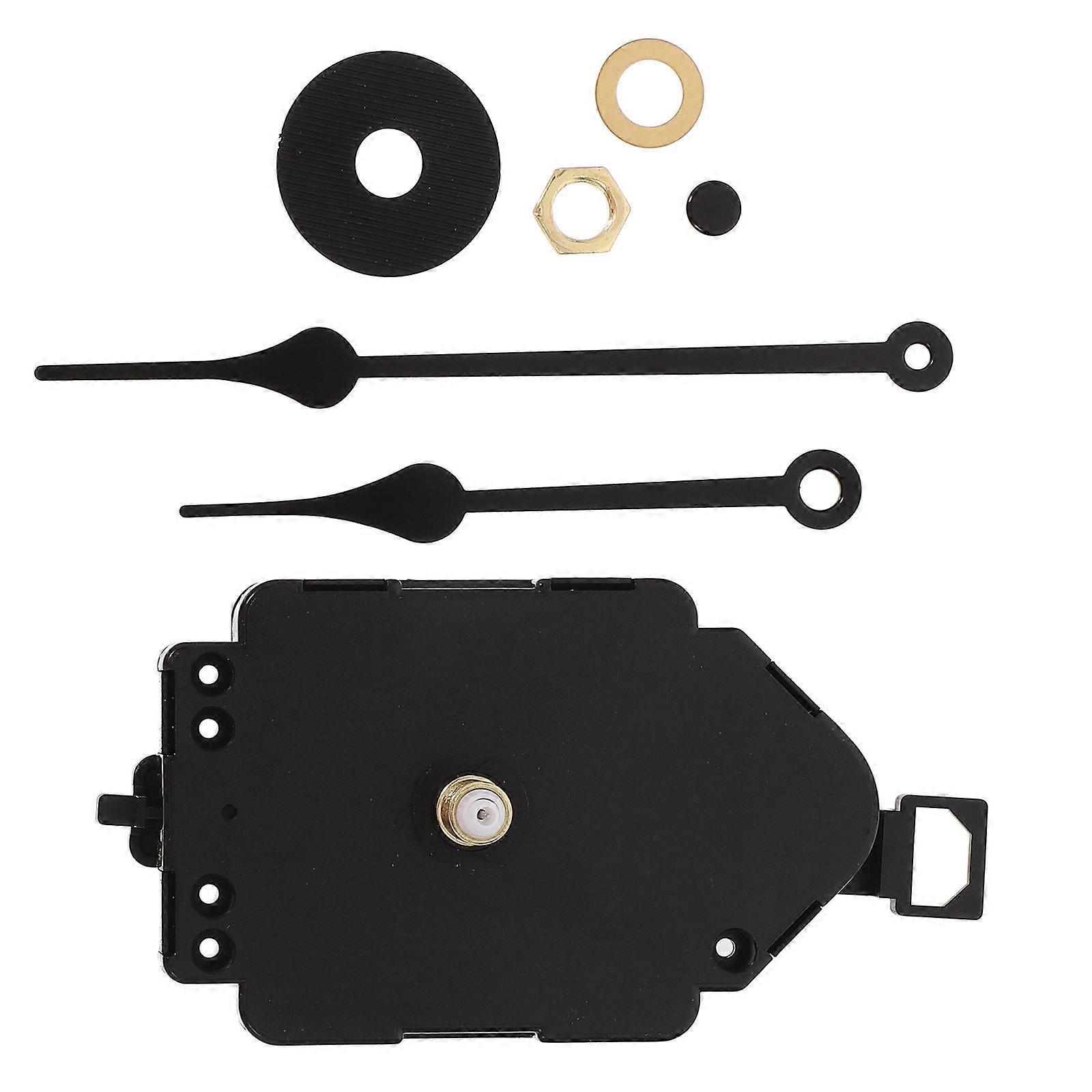 Black Quartz Clock Motor for Accurate Timekeeping DIY Battery Operated Kit