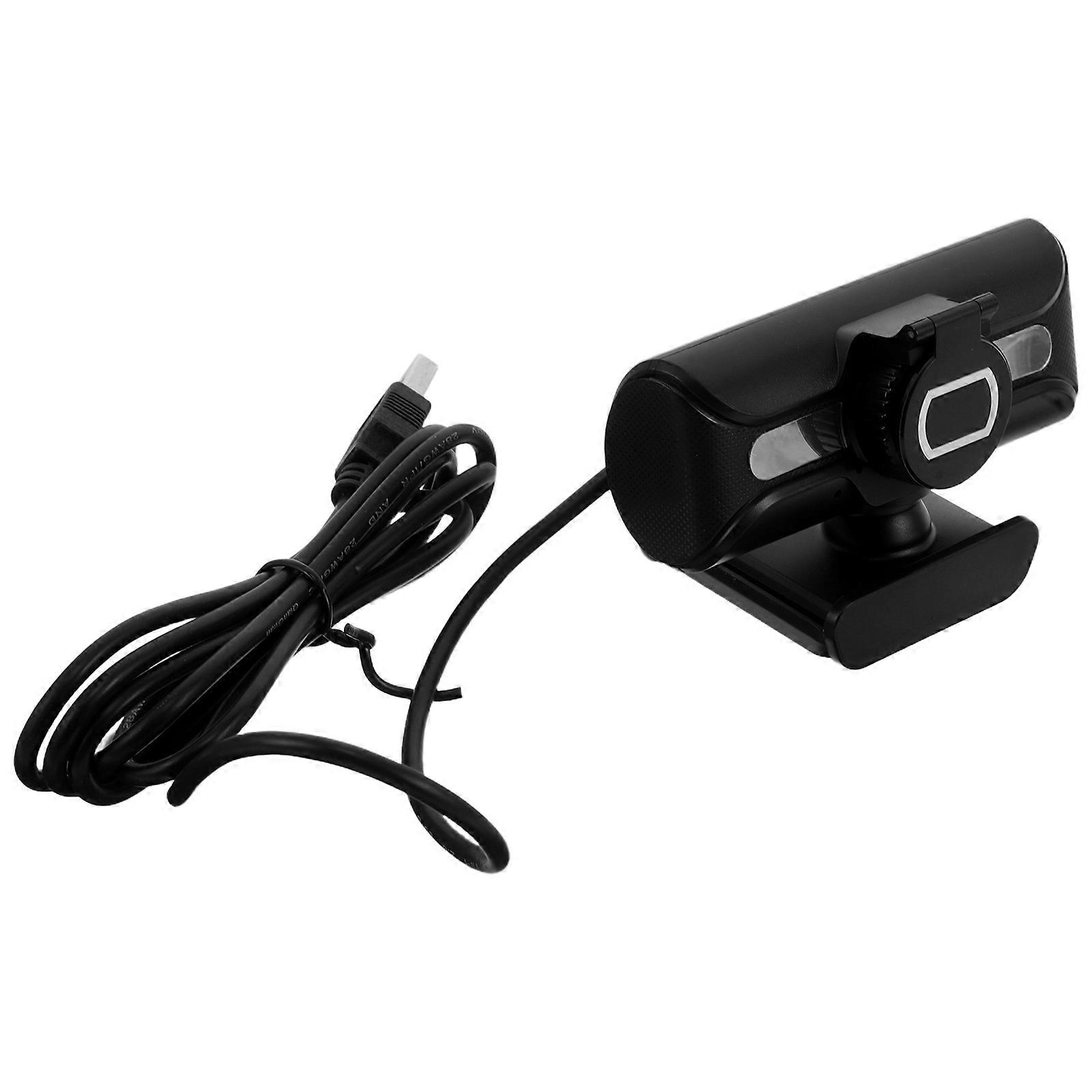 Streaming Camera for Pc Compact Webcam with Black Abs Material for Video Conferencing 1Pack