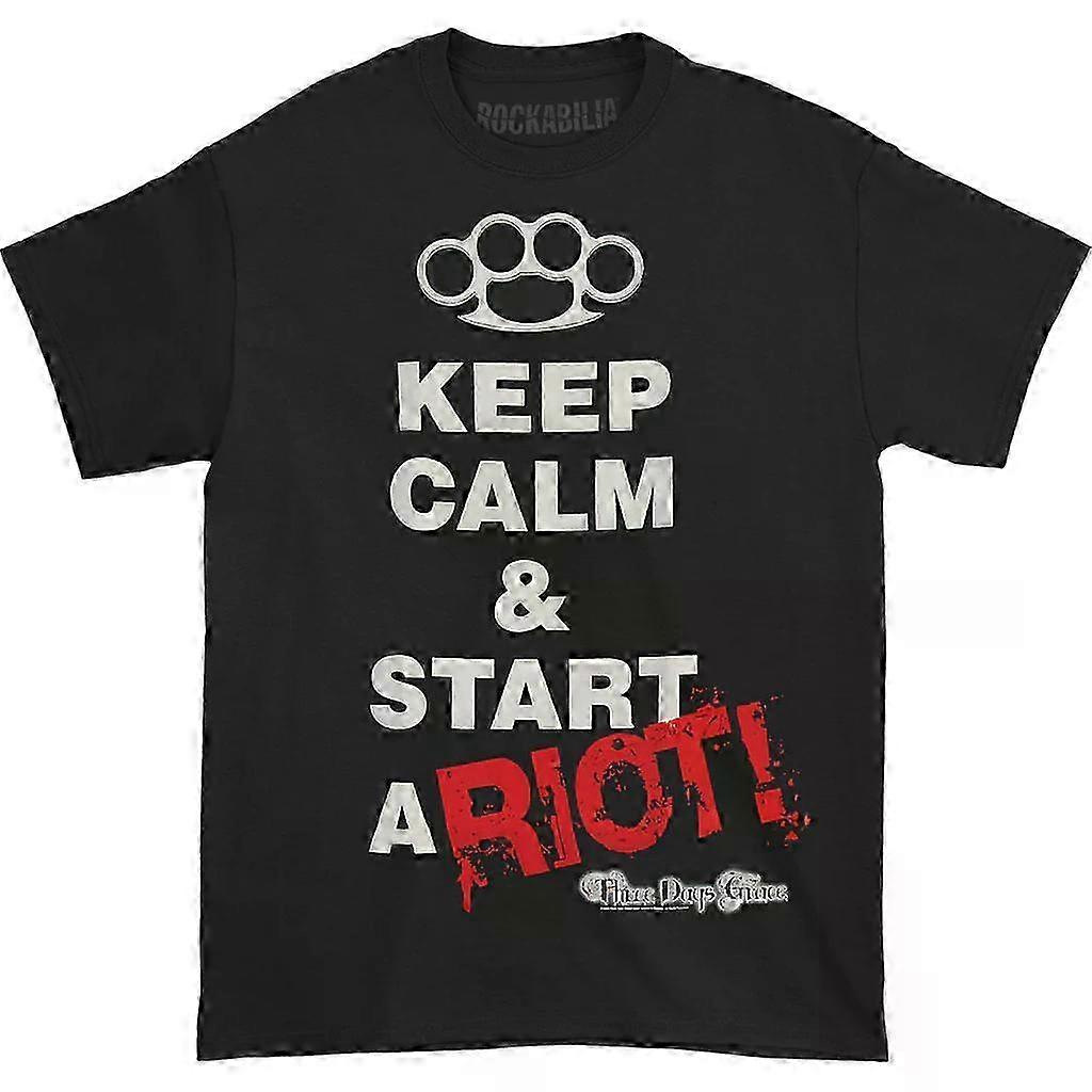 Three Days Grace Keep Calm T-shirt Classic Rockinstone