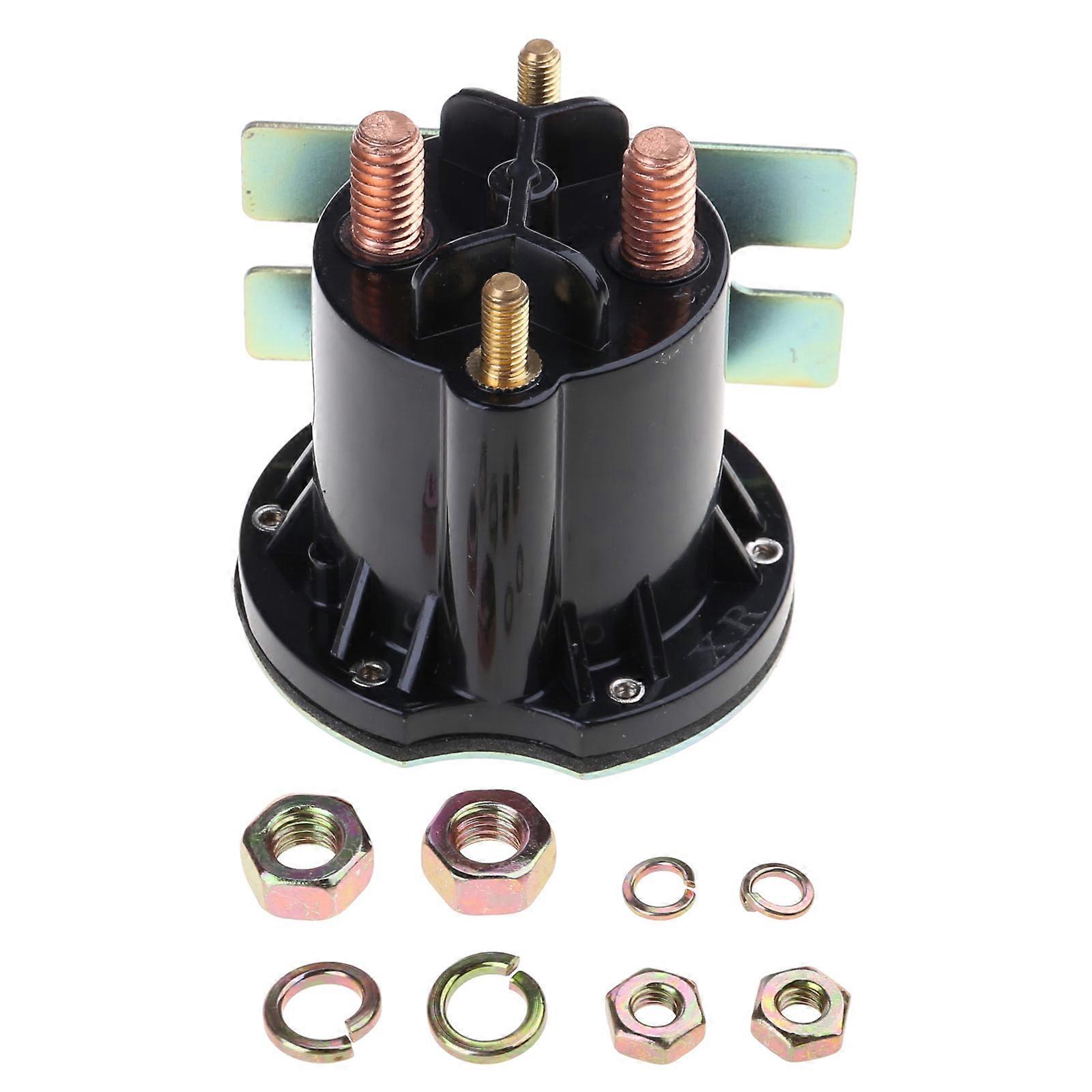 Compact Starter Solenoid Relay Switch Solenoid Part Replacement for 684-1251-212 684-1261-212 Durable Multicolor