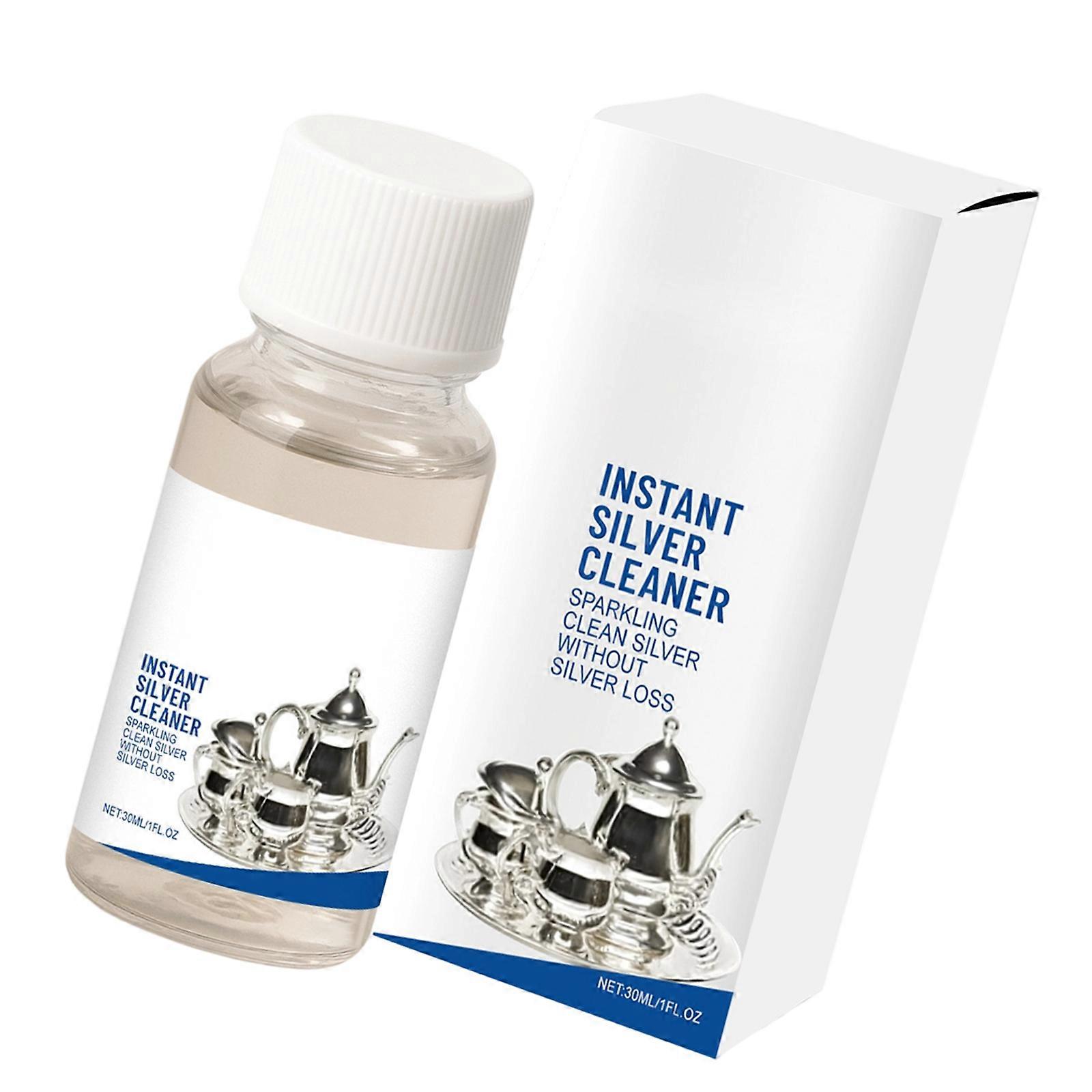 Powerful Silver Cleaner For Jewelry And Tableware Quickly Restores Shine Without Scratching Safe For Delicate Surfaces Multicolor