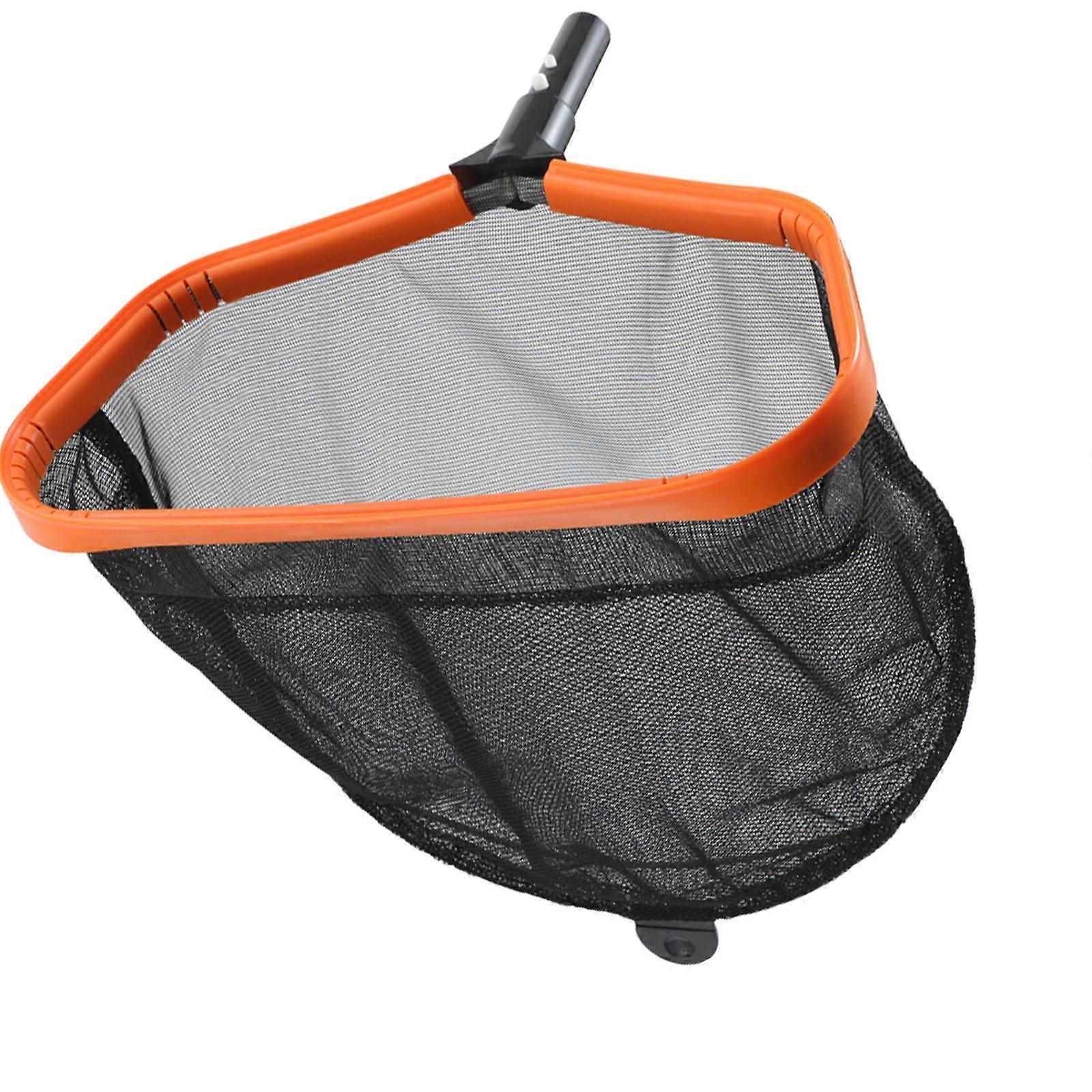 Large Capacity Pool Net Deeper Efficient Pool Cleaning Tool Aluminum Frame Pool Skimmer Net Efficient Debris Removal Multicolor