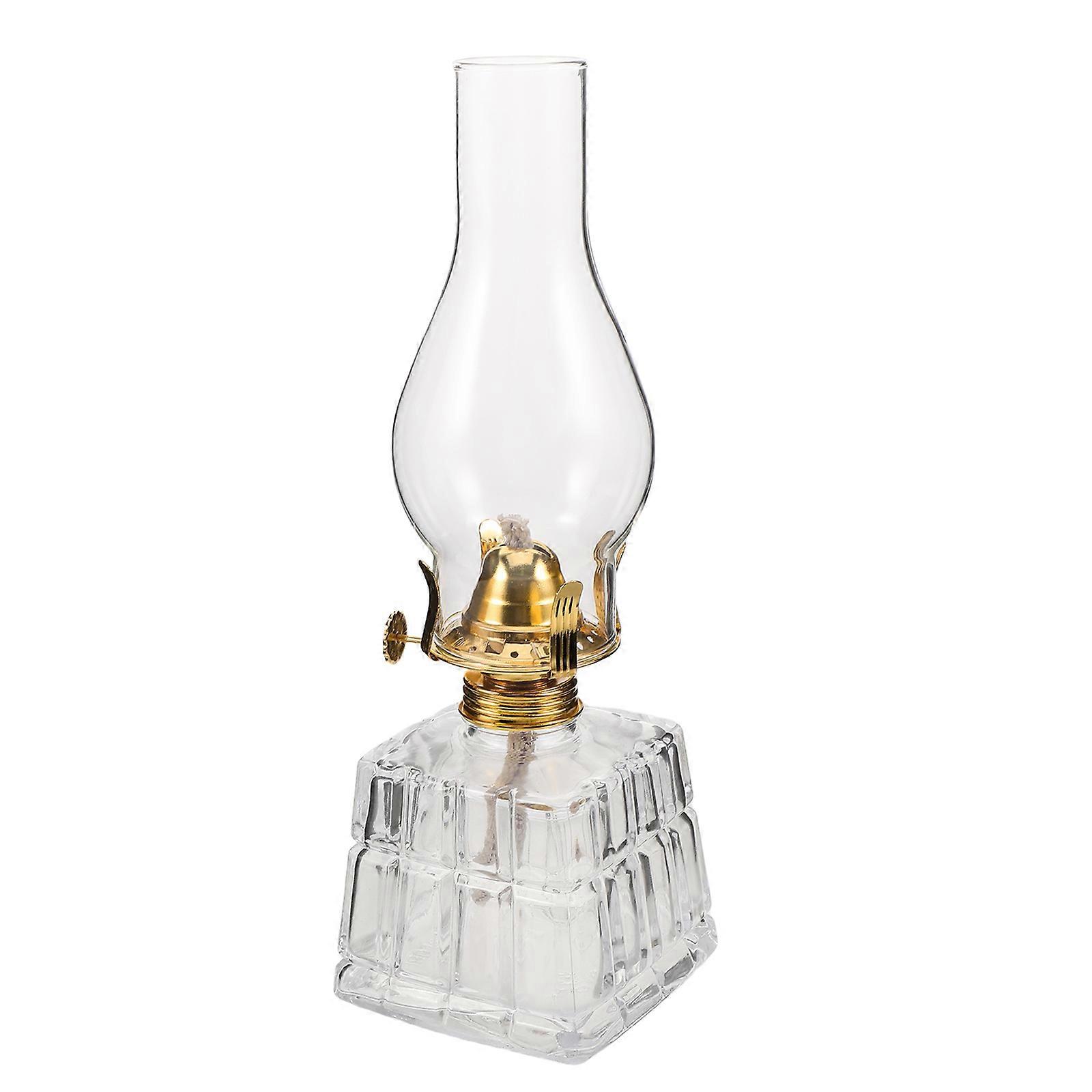 Glass Kerosene Lamp for Home Use Classic Vintage Decorative