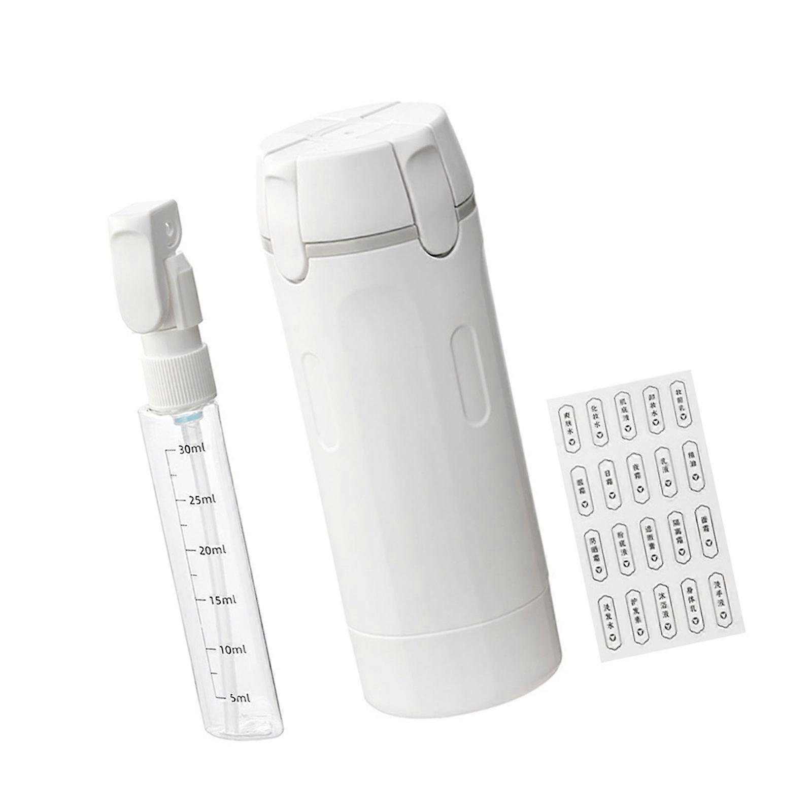 Leakproof Travel Bottles For Cosmetics Reusable Design PET Containers Organized Toiletry Storage Essential  Gray