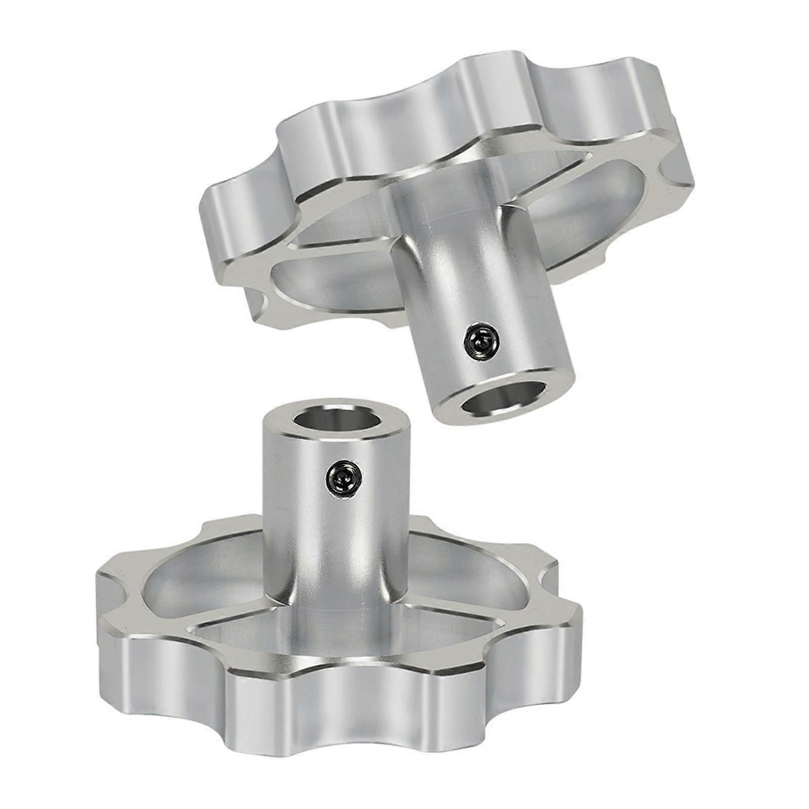 User Friendly Knob Collection Knob for 3D Printer For Quick Device Configuration Metal Constructions  Silver